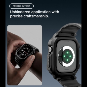 SPIGEN RUGGED ARMOR PRO APPLE WATCH 12 (46 MM) MATTE BLACK