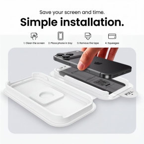 SZKŁO PRYWATYZUJĄCE TECH-PROTECT ONETOUCH SET SPY+ 2-PACK IPHONE 18 PRO MAX PRIVACY