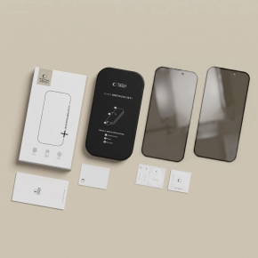 SZKŁO PRYWATYZUJĄCE TECH-PROTECT ONETOUCH SET SPY+ 2-PACK IPHONE 18 PRO MAX PRIVACY