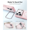 ESR CLASSIC HYBRID KICKSTAND MAGSAFE IPHONE 17 PRO  18 PRO FROSTED BUBBLEGUM PINK