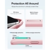 ESR CLASSIC HYBRID KICKSTAND MAGSAFE IPHONE 17 PRO  18 PRO FROSTED BUBBLEGUM PINK