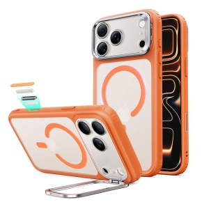 ESR CLASSIC HYBRID KICKSTAND MAGSAFE IPHONE 17 PRO 18 PRO FROSTED ORANGE