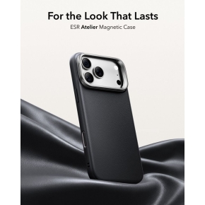 ESR LEATHER KICKSTAND MAGSAFE IPHONE 17 PRO 18 PRO BLACK