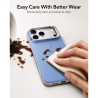 ESR LEATHER KICKSTAND MAGSAFE IPHONE 17 PRO  18 PRO LIGHT BLUE