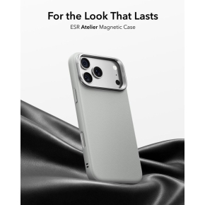 ESR LEATHER KICKSTAND MAGSAFE IPHONE 17 PRO MAX 18 PRO MAX GREY