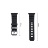 TECH-PROTECT MOTION APPLE WATCH 8  9  10  11  12  SE  ULTRA (44  45  46  49 MM) BLACK
