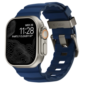 TECH-PROTECT MOTION APPLE WATCH 8  9  10  11  12  SE  ULTRA (44  45  46  49 MM) NAUTICAL BLUE
