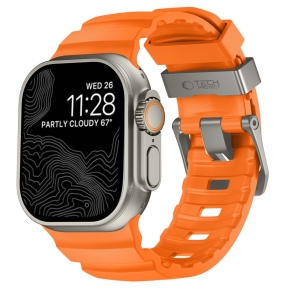 TECH-PROTECT MOTION APPLE WATCH 8  9  10  11  12  SE  ULTRA (44  45  46  49 MM) SIGNAL ORANGE