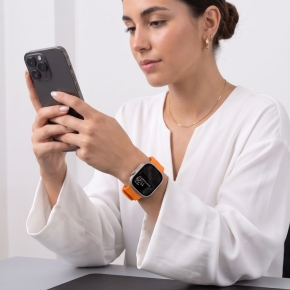 TECH-PROTECT MOTION APPLE WATCH 8  9  10  11  12  SE  ULTRA (44  45  46  49 MM) SIGNAL ORANGE
