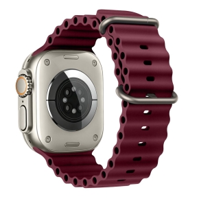TECH-PROTECT ICONBAND PRO APPLE WATCH 8  9  10  11  12  SE  ULTRA (44  45  46  49 MM) DEEP BURGUNDY