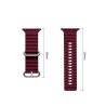 TECH-PROTECT ICONBAND PRO APPLE WATCH 8  9  10  11  12  SE  ULTRA (44  45  46  49 MM) DEEP BURGUNDY