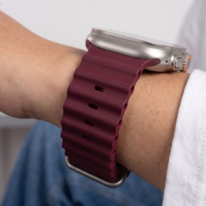 TECH-PROTECT ICONBAND PRO APPLE WATCH 8  9  10  11  12  SE  ULTRA (44  45  46  49 MM) DEEP BURGUNDY