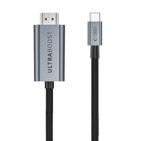 TECH-PROTECT ULTRABOOST CABLE USB-C TO HDMI 2.1 8K 60HZ 300CM IRON GREY