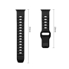 TECH-PROTECT SILICONE LINE APPLE WATCH 8  9  10  11  12  SE  ULTRA (44  45  46  49 MM) BLACK