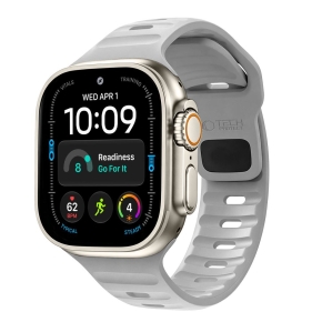 TECH-PROTECT SILICONE LINE APPLE WATCH 8 9 10 11 12 SE ULTRA (44 45 46 49 MM) LUNAR GREY