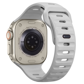 TECH-PROTECT SILICONE LINE APPLE WATCH 8  9  10  11  12  SE  ULTRA (44  45  46  49 MM) LUNAR GREY