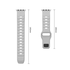 TECH-PROTECT SILICONE LINE APPLE WATCH 8  9  10  11  12  SE  ULTRA (44  45  46  49 MM) LUNAR GREY