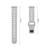 TECH-PROTECT SILICONE LINE APPLE WATCH 8  9  10  11  12  SE  ULTRA (44  45  46  49 MM) LUNAR GREY
