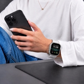 TECH-PROTECT SILICONE LINE APPLE WATCH 8  9  10  11  12  SE  ULTRA (44  45  46  49 MM) LUNAR GREY