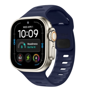 TECH-PROTECT SILICONE LINE APPLE WATCH 8  9  10  11  12  SE  ULTRA (44  45  46  49 MM) ATLANTIC BLUE