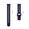 TECH-PROTECT SILICONE LINE APPLE WATCH 8  9  10  11  12  SE  ULTRA (44  45  46  49 MM) ATLANTIC BLUE