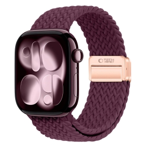TECH-PROTECT NYLONMAG APPLE WATCH 8  9  10  11  12  SE (40  41  42 MM) DEEP BURGUNDY