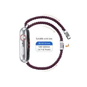 TECH-PROTECT NYLONMAG APPLE WATCH 8  9  10  11  12  SE (40  41  42 MM) DEEP BURGUNDY