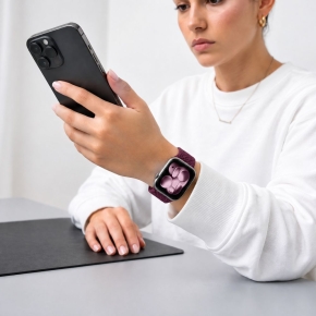 TECH-PROTECT NYLONMAG APPLE WATCH 8  9  10  11  12  SE (40  41  42 MM) DEEP BURGUNDY