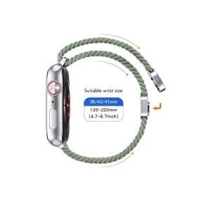 TECH-PROTECT NYLONMAG APPLE WATCH 8  9  10  11  12  SE (40  41  42 MM) PISTACHIO