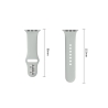 TECH-PROTECT SILICONE APPLE WATCH 8  9  10  11  12  SE (40  41  42 MM) LUNAR GREY