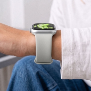 TECH-PROTECT SILICONE APPLE WATCH 8  9  10  11  12  SE (40  41  42 MM) LUNAR GREY
