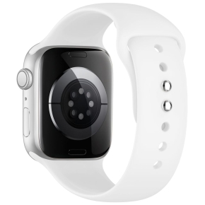 TECH-PROTECT SILICONE APPLE WATCH 8  9  10  11  12  SE (40  41  42 MM) WHITE