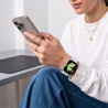 TECH-PROTECT SILICONE APPLE WATCH 8  9  10  11  12  SE (40  41  42 MM) WHITE