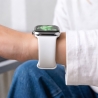 TECH-PROTECT SILICONE APPLE WATCH 8  9  10  11  12  SE (40  41  42 MM) WHITE