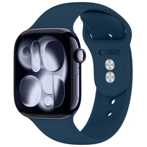 TECH-PROTECT SILICONE APPLE WATCH 8  9  10  11  12  SE (40  41  42 MM) NAVY BLUE
