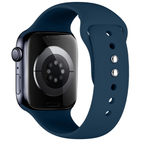 TECH-PROTECT SILICONE APPLE WATCH 8  9  10  11  12  SE (40  41  42 MM) NAVY BLUE