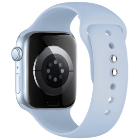 TECH-PROTECT SILICONE APPLE WATCH 8  9  10  11  12  SE (40  41  42 MM) LIGHT BLUE