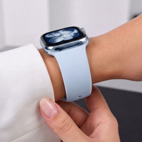 TECH-PROTECT SILICONE APPLE WATCH 8  9  10  11  12  SE (40  41  42 MM) PERIWINKLE