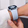 TECH-PROTECT SILICONE APPLE WATCH 8  9  10  11  12  SE (40  41  42 MM) LIGHT BLUE