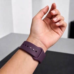 TECH-PROTECT SILICONE APPLE WATCH 8  9  10  11  12  SE (40  41  42 MM) DEEP BURGUNDY