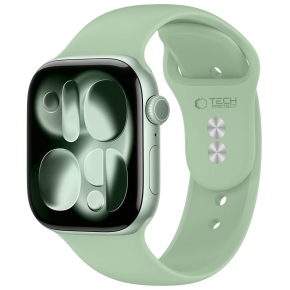 TECH-PROTECT SILICONE APPLE WATCH 8  9  10  11  12  SE (40  41  42 MM) PISTACHIO