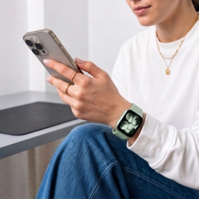 TECH-PROTECT SILICONE APPLE WATCH 8  9  10  11  12  SE (40  41  42 MM) PISTACHIO