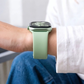 TECH-PROTECT SILICONE APPLE WATCH 8  9  10  11  12  SE (40  41  42 MM) PISTACHIO
