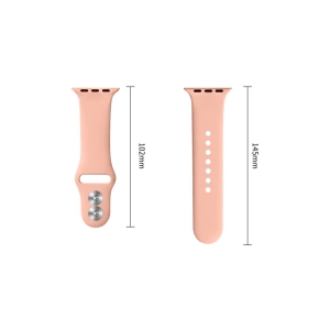 TECH-PROTECT SILICONE APPLE WATCH 8  9  10  11  12  SE  ULTRA (44  45  46  49 MM) DUSTY ROSE