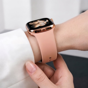 TECH-PROTECT SILICONE APPLE WATCH 8  9  10  11  12  SE  ULTRA (44  45  46  49 MM) DUSTY ROSE