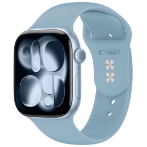 TECH-PROTECT SILICONE APPLE WATCH 8  9  10  11  12  SE  ULTRA (44  45  46  49 MM) BLUE JEANS