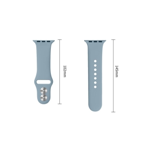 TECH-PROTECT SILICONE APPLE WATCH 8  9  10  11  12  SE  ULTRA (44  45  46  49 MM) LIGHT BLUE