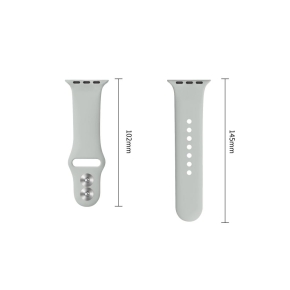 TECH-PROTECT SILICONE APPLE WATCH 8  9  10  11  12  SE  ULTRA (44  45  46  49 MM) LUNAR GREY