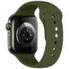 TECH-PROTECT SILICONE APPLE WATCH 8  9  10  11  12  SE  ULTRA (44  45  46  49 MM) OLIVE GREEN