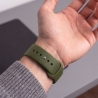 TECH-PROTECT SILICONE APPLE WATCH 8  9  10  11  12  SE  ULTRA (44  45  46  49 MM) OLIVE GREEN